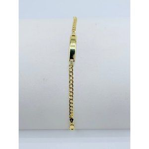 Real 10k Gold ID Bracelet baby  ❤️ 6” long bracelet